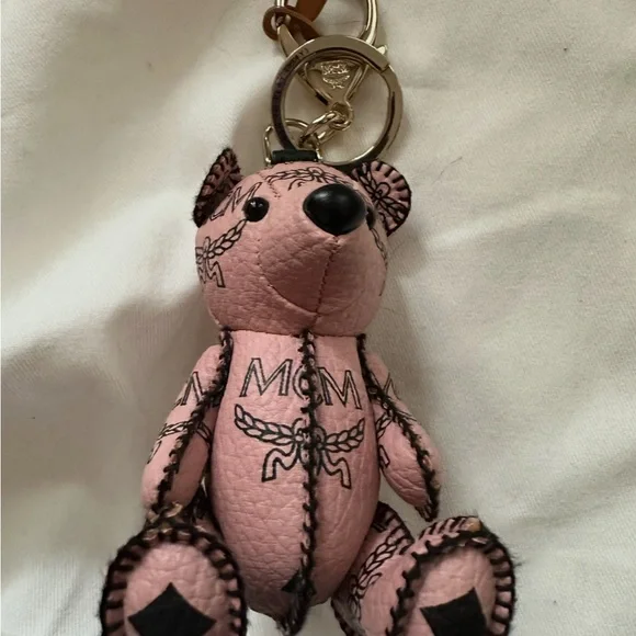 MCM Blush Teddy Bear Charm - Picture 2 of 9